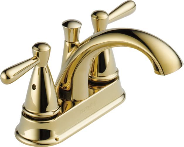 Peerless Bayside Polished Brass 2-Handle Centerset Bathroom Faucet-0