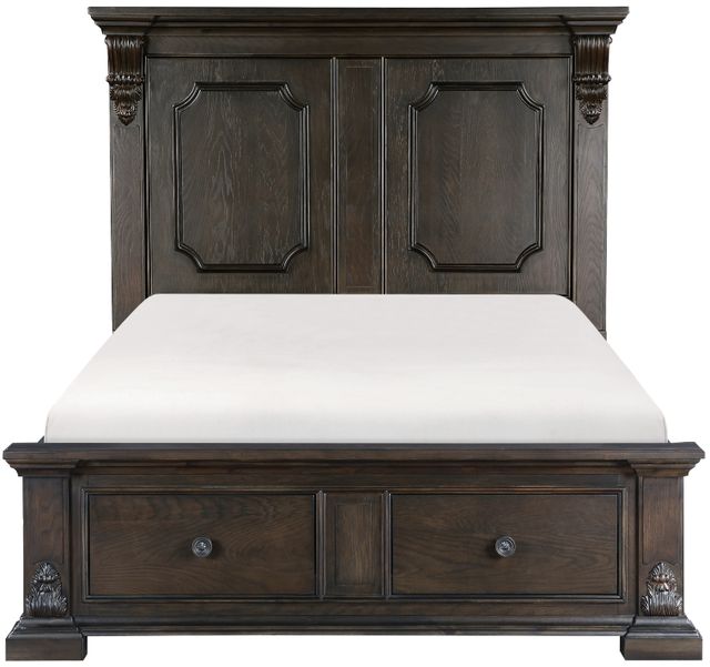 Homelegance® Cornwall Espresso Queen Storage Platform Bed-2