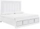 Lit de rangement rembourré grand Chalanna de Signature Design by Ashley® - Blanc-1