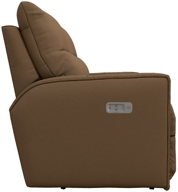 La-Z-Boy® Maddox Camel Power Reclining 2-Seat Sofa with Headrest-2