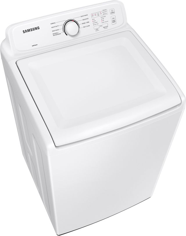 Samsung White Top Load Washer & Electric Dryer Laundry Pair-4
