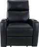 RowOne Galaxy II Home Entertainment Seating Black 2-Arm Power Recliner-2
