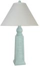 Lamps Per Se Light Blue Washed Table Lamp-0