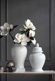 A & B Home Seaford White Ginger Jar-4