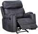 ACME Furniture Hirah Dark Gray Manual Glider Recliner-1