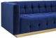 TOV Furniture Roma Navy Velvet Sofa-3