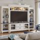 Liberty Furniture Allyson Park Charcoal/Wirebrushed White Entertainment Center with Pier-1