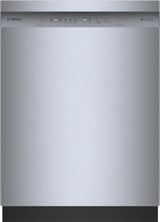 Bosch® 100 Series 24" Stainless Steel Front Control Built-In Dishwasher
