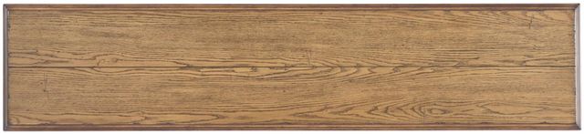 Legacy Classic Vintage Market Barnwood Oak Console Table with Kettle Black Base-1