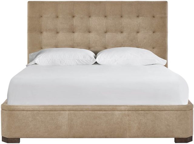 Universal Explore Home™ Montclair Upholstered Vail Toffee King Bed-2