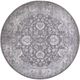 Surya Tibetan Medium Gray 8' Round Rug-0