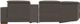 La-Z-Boy® Armitage Graystone Leather Power Reclining Sectional with Custom Layout Options-4