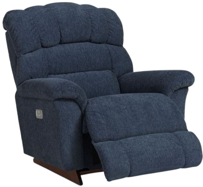 レイジー スティール La-Z-Boy® Randell Navy Power Rocking Recliner with Headrest