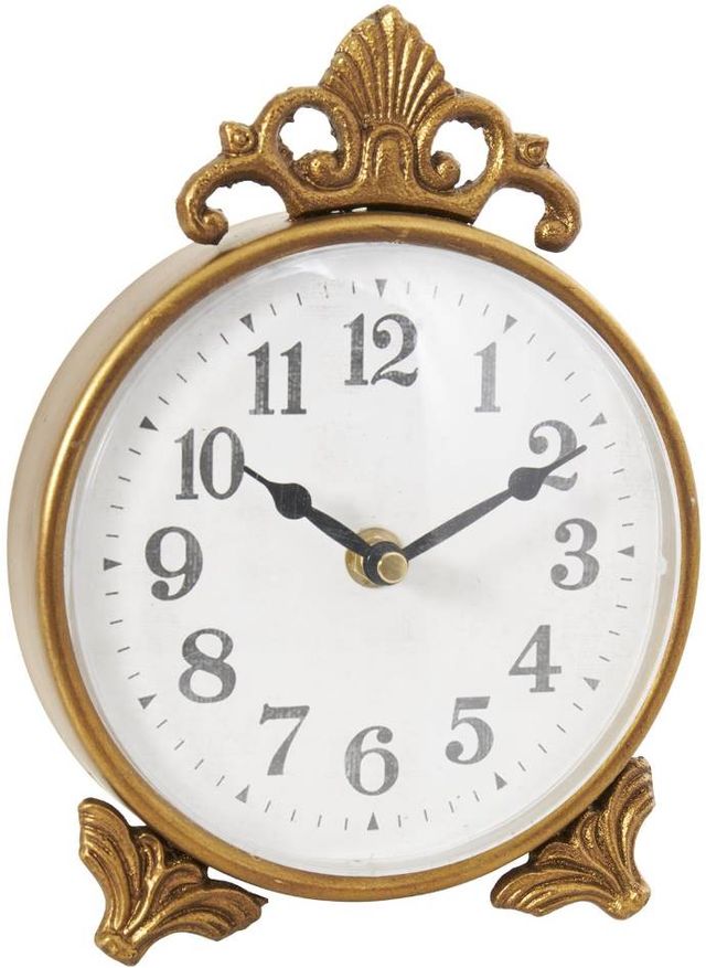 Deco Marche Gold Clock-0