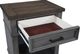 aspenhome® Caraway Aged Slate 1-Drawer Nightstand-2