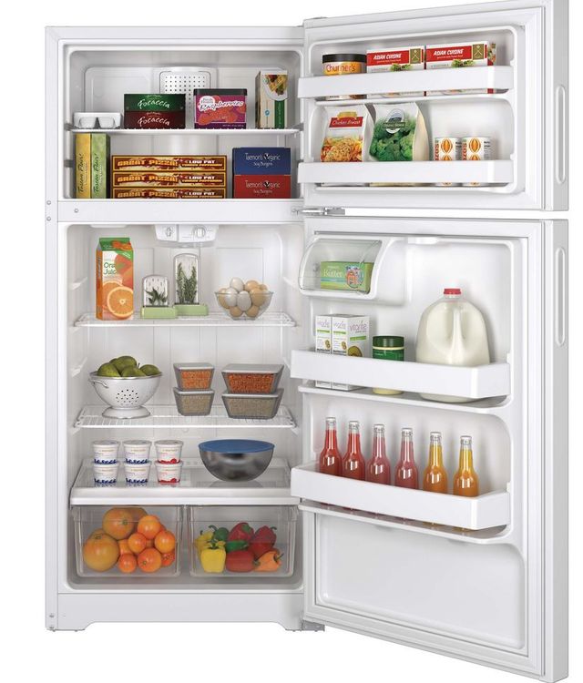 Hotpoint® 14.58 Cu. Ft. White Top Freezer Refrigerator-1