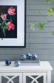 A & B Home 6-Piece Blue/White Decorative Sphere Set-4