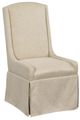 Kincaid Furniture Mill House Beige Barrier Slip Covered Dining Chair-0