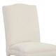 Fairfield® Customizable Entree Dining Camel Short Back Armless Stack Chair with Linen Legs-1