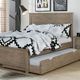 Furniture of America® Vevey Wire-Brushed Warm Gray 4-Piece Bedroom Set-1