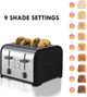 Kenmore® 4 Slice Black and Stainless Steel Toaster-3