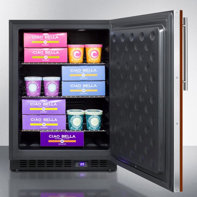 Summit® 4.7 Cu. Ft. Panel Ready Upright Freezer-3