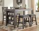Signature Design by Ashley® Caitbrook 5-Piece Gray Counter Height Dining Set-4