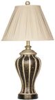 H & H Lamp Gray & Black Lamp-0