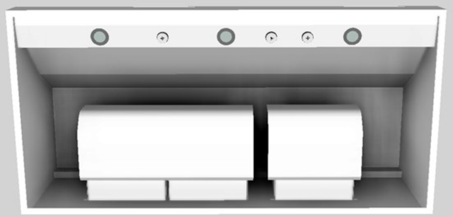 Vent-A-Hood® 48" White Wall Mounted Range Hood-3