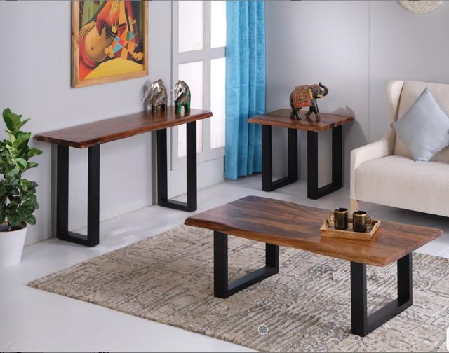 Jaipur Furniture Carden Brown Coffee Table-1