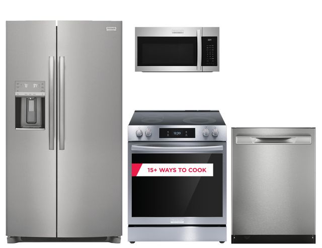 Frigidaire Gallery® 4 Piece Smudge-Proof® Stainless Steel Kitchen Package-0