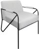 International Furniture Direct Lotus Light Cream Armchair-0