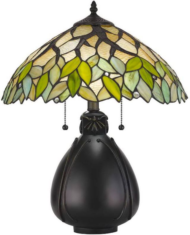 Cal® Lighting & Accessories Tiffany Table Lamp-0