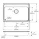 Elkay Lustertone® Classic Lustrous Satin Stainless Steel 31" x 22" x 5" 4-Hole Single Bowl Drop-in ADA Sink with Quick-Clip-1
