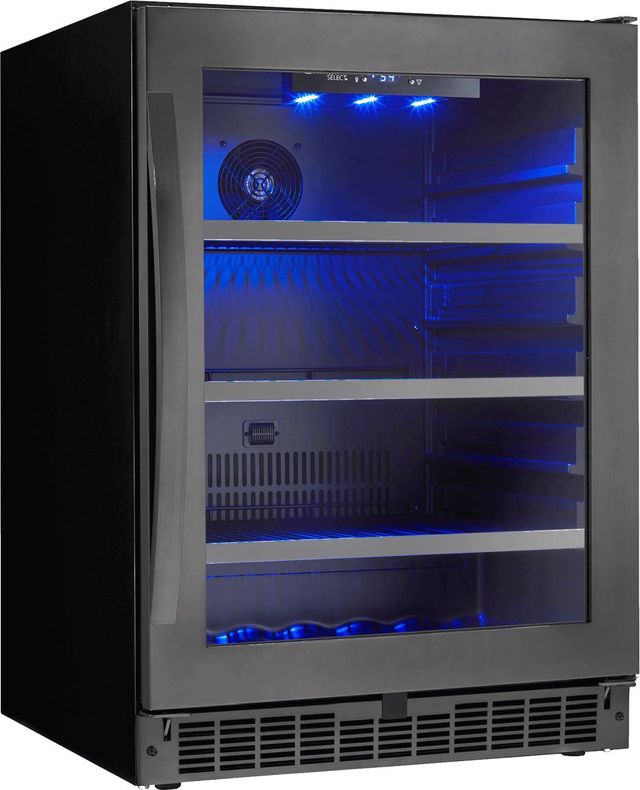 Silhouette® Prague 24" Black Beverage Center -2