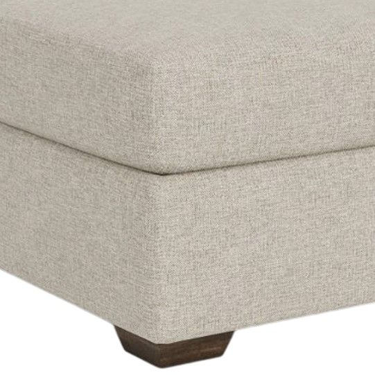 Flexsteel® Randall Silver Driftwood Square Cocktail Ottoman-2