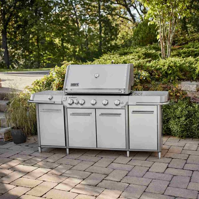 Weber® Summit® GC38 S 5-Burner Stainless Steel Freestanding Liquid Propane Grill-1