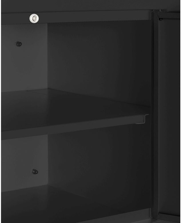 Summit 18" Jet Black Wall Cabinet-2