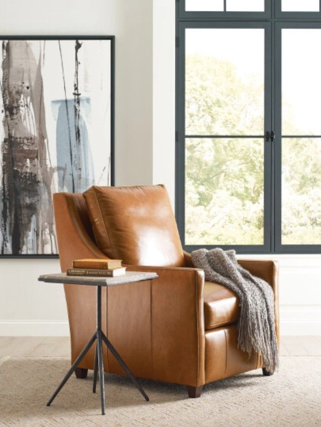 Kincaid® Sorrento-Acquisitions Beige Top Chairside Table with Black Base-2