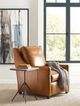 Kincaid® Sorrento-Acquisitions Beige Top Chairside Table with Black Base-2