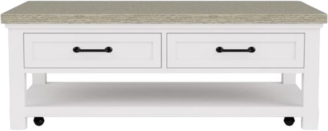 Riverside Furniture Cora Fog Large Cocktail Table with Cloud Base-1