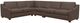 La-Z-Boy® Charlie Cognac Leather Sectional with Custom Layout Options-1