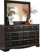 Signature Design by Ashley® Shay 6-Piece Almost Black King Poster Bed Set-2