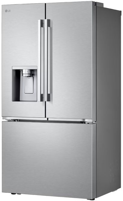 LG 36” 25.5 Cu. Ft. Smudge Resistant Finish Stainless Steel Counter Depth French Door Refrigerator-3