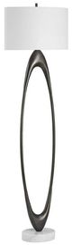 Uttermost® Sonic Dark Bronze Floor Lamp with White Marble Foot-3