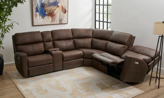 Flexsteel® Customizable Score Power Reclining Sectional-1