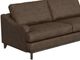 International Furniture Direct Alfa Brown Faux Leather Sofa-3