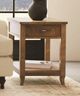 Null Furniture Salem Brown Rectangular End Table-4