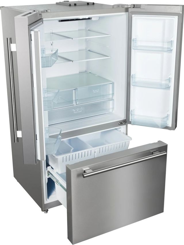 FORNO® Rivello 36 in. 27.4 Cu. Ft. Stainless Steel Counter Depth French Door Refrigerator-2