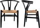 Moe's Home Collection Ventana 2-Piece Black/Natural Dining Side Chair Set-4